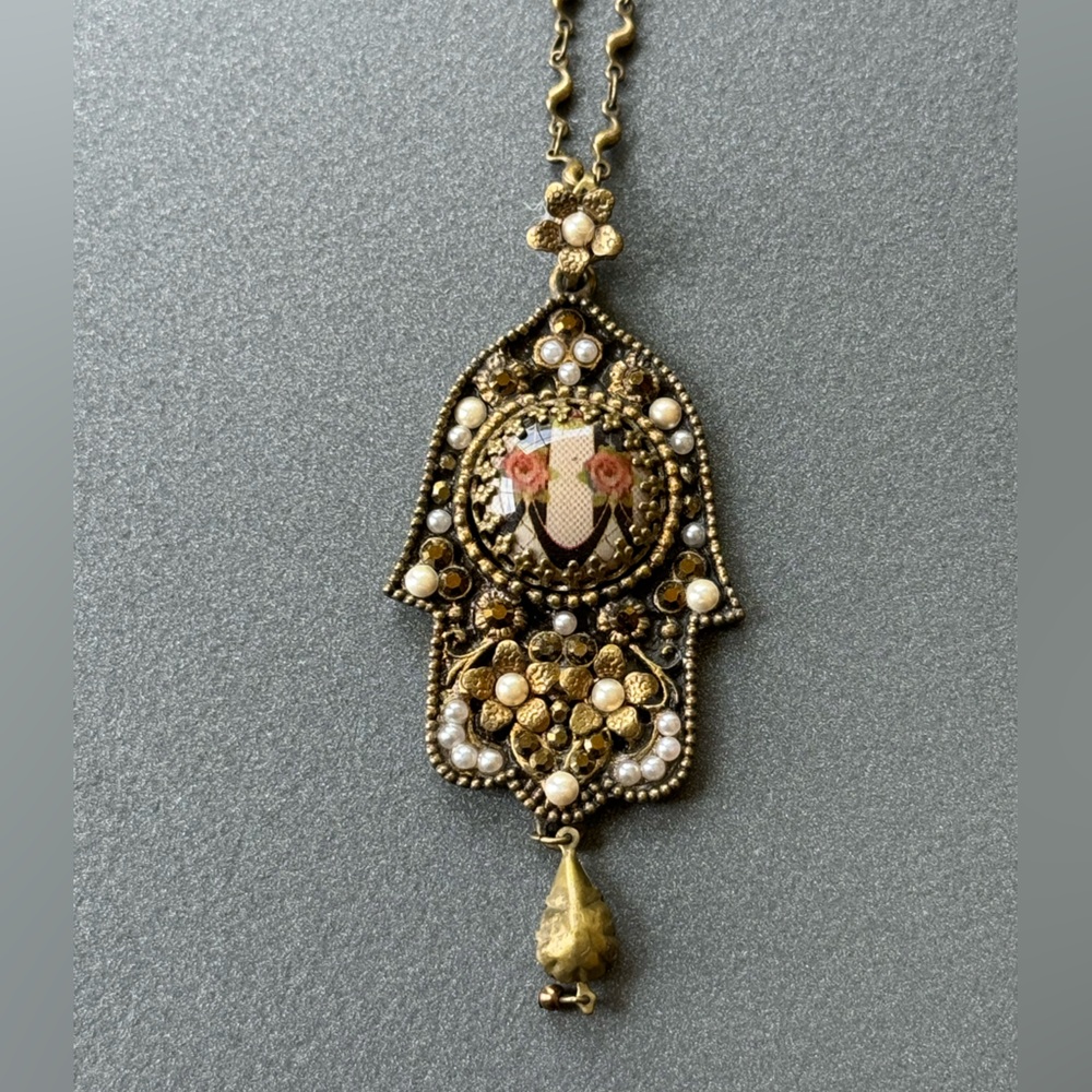 Original Michal Negrin Chamsa necklace